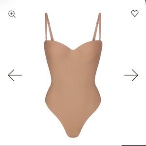 SKIMS Body Underwire Thong Bodysuit - Brown